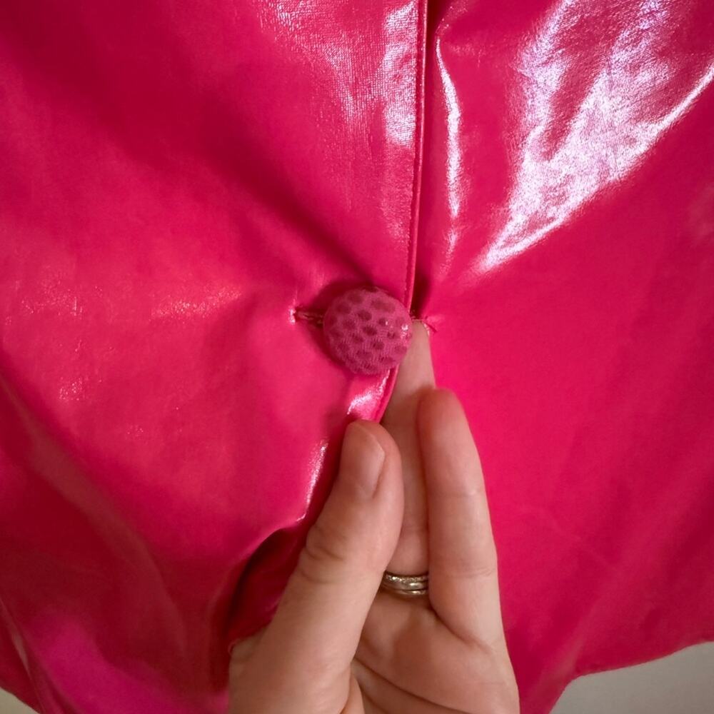 TLZ L’Femme Hot Pink Barbie Vinyl Blazer - Picture 7 of 7